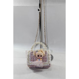 Сумка детс.8805 (14*10) с куклой персик