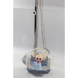 Сумка детс.8805 (14*10) с куклой голубой