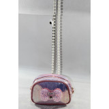 Сумка детс. 98263 (15*11) пайетки фиолет