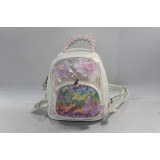 Рюкзак детс. (17*15) Бабочки белый