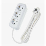 Удлинитель D-12-3W-7м 3ГН/16А/250В/3500Вт/ПВС 3х1,0мм/7м с заземлением 2073