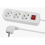 Удлинитель D-13-3W-1,5м 3ГН/16А/250В/3500Вт/ПВС 3х1,0мм/1,5м с заземлением и выключ