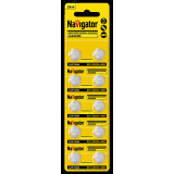 Батарейка Navigator 95 663 алколайн AG13 (прод по 10) *10*100*3200  6637