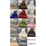 Плед двухсторонний В061-01 (искусст.мех+травка) ЕВРО 220х240 т.беж