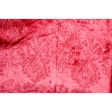 Плед с выбитым рисунком 150х200 бордо