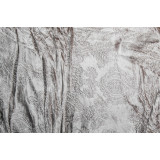 Плед с выбитым рисунком 150х200 коричневый