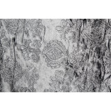 Плед с выбитым рисунком 150х200 черный