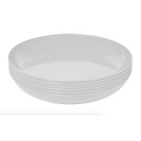 Тарелка круглая d205мм 6шт набор (белый)*11 4596