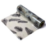 Клеенка силикон прозрач с рисун Dekorelle 0,8*20м  182/9886