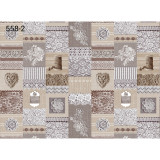 Клеенка столовая МАЖОР ПВХ  неткан. основа 1,35*20м 558/2  3896
