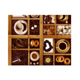 Клеенка столовая КОЛОРИТ ткан. основа с ПВХ 1,25*25м арт. 304/10  1930
