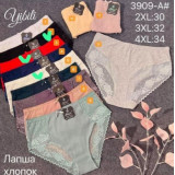 Плавки жен (2XL-4XL) (прод по 3) 3909-А бежев