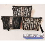 Косметичка жен сетка 5108 DIOR (18*12) беж