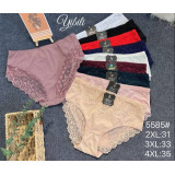 Плавки жен (2XL-4XL) (прод по 3) 5585 серые