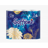 Туалетная бумага SOFFIONE R FR 2слоя 12 рулонов Белая*14  4905