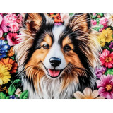 Картина рисование по номерам 40х30 KTL 4293 пес