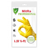 Перчатки латексные MITRA Professional ЖЕЛТЫЕ (L) 139220  3937