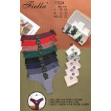 Стринги (М-XL) (прод по 3) 7752 черные