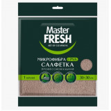Салфетка д/уборки Master FRESH МИКРОФИБРА  ПВА профессионал 1шт(30*30см)  *30 7623