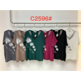 Футболка жен. C2596 (2XL-3XL един размер) белый
