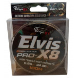 Шнур плетенный рыболовный ELVIS *8 100м*0,25мм