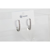 Серьги  №906 серебро