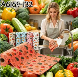 Салфетка кухонная рулон 25*25 20шт (прод по 4) 6169
