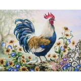 Картина рисование по номерам 40х30 KTL 879 петух