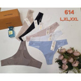 Стринги жен (L-2XL) (прод по 3) 614 капучино
