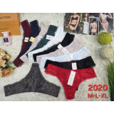 Стринги (М-XL) (прод по 3) 2020 беж