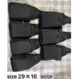 Сумка-бананка муж 8820-1 (16х27) черный