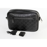 Сумка муж 3615 GUCCI (23х18) черная