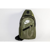 Сумка-бананка муж W-138-1 NIKE (29х16) черная