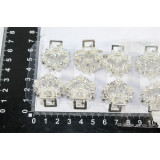 Краб мини металл GC-91-0085/3 (прод по 12) серебро