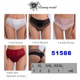 Плавки жен  Lanny Moda 51588 (L-3XL) (прод по 6) красн.