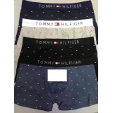 Боксерки муж TOMMY HILFIGER принт (L-3XL) (прод по 12) 036F т. серый