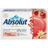 Мыло твердое ABSOLUT Professional 90гр антибакт Вишня Ваниль*6/72  8598