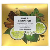 Набор подароч. жен H&S LIME&CINNAMON  (Шампунь 250 + Гель д/душа 250) 4018