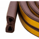 Уплотнитель резиновый D-профиль коричневый 6м UBК 06D*100  0149
