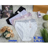 Плавки жен (L-3XL) (прод по 3) E752 сирень