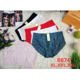 Плавки жен (XL-3XL) (прод по 3) 8674 зеленый
