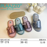Тапочки жен комн №TP-174 откр нос откр пятка 36/37-40/41 (прод по 6)