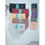 Плавки жен (4XL-6XL) (прод по 6) 8218 пыльная роза