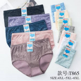 Плавки жен (4XL-6XL)) (прод по 6) T865 черные