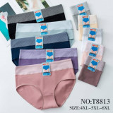 Плавки жен (4XL-6XL)) (прод по 6) T8813 беж