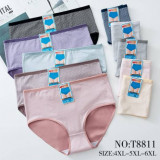 Плавки жен (4XL-6XL) (прод по 6) T8811 коричневые