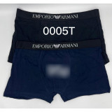 Боксерки муж Armani принт (L-3XL) (прод по 12) 0005 черный