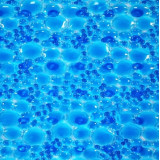 Коврик д/ванной AQUA-PRIME Линза 67*38 голубой